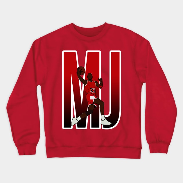 Michael Jordan 'MJ' - Chicago Bulls Crewneck Sweatshirt by xavierjfong